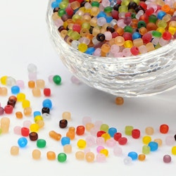Glaspärlor Seed Beads (250st) 3mm - Frostade