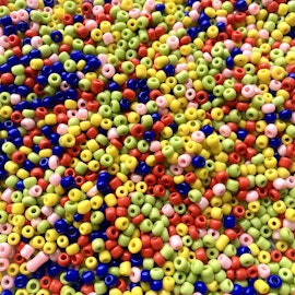 Glaspärlor Seed Beads (500st) 3mm - Färgmix