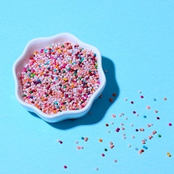 Glaspärlor (500st) 2mm - Seed beads - Färgmix - Pink Candy