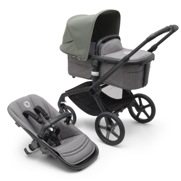 Bugaboo Fox 5 - Styled by you Black/Grey Melange/