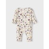 Name It Prematur Suit -  NBNWILLI LS SUIT Peyote Melange/Flowers