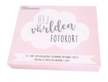 JaBaDaBaDo - Milstolpskort Rosa