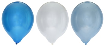 Hisab/Joker Balloons Metallic blue mix 12" 8p - Ballonger