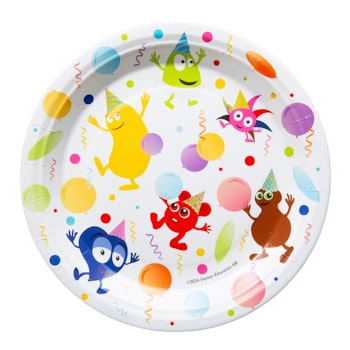 Hisab/Joker Paper plate Babblarna 23 cm, 8p - Engångstallrik