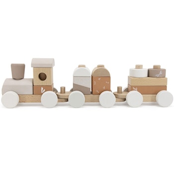 Label Label - Stapelleksak Tåg - Nougat