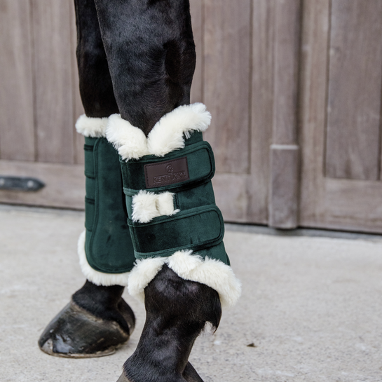 Kentucky Brushing Boots Velvet Contrast