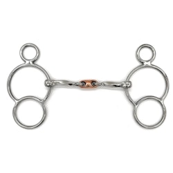 AJR Twisted With Copper French Link 2 Ring