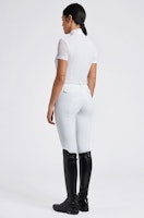 CT S/S Perforerad Jacquard Jersey tävlingströja med dragkedja