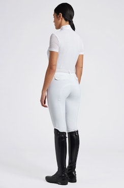 CT S/S Perforerad Jacquard Jersey tävlingströja med dragkedja