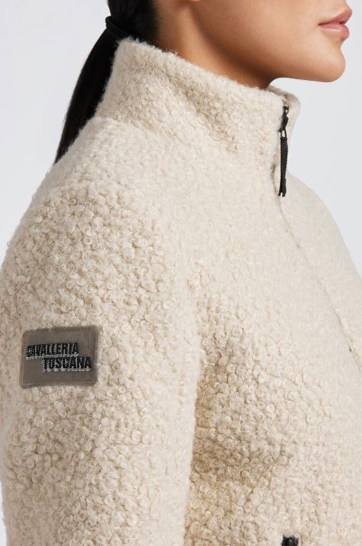 CT Teddy Bear Fleece + Nylon Zip Up Jacka