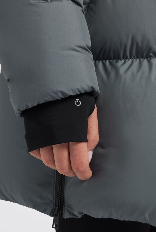 CT Hooded Down Vadderad Long Nylon Parka