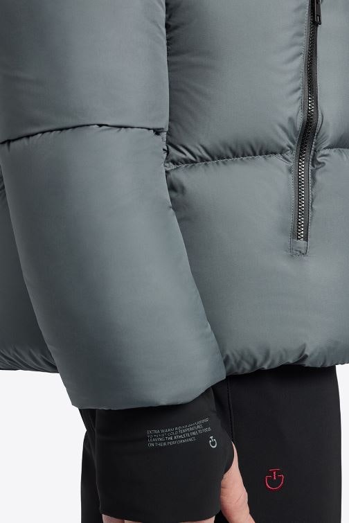 CT Hooded Down Vadderad Nylon Parka Unisex