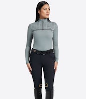 RG Jersey Fleece L/S Print Logo Training Zip