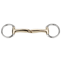 novocontact bradoon with small D-shaped rings 14 mm single jointed - Sensogan