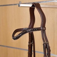 Dyon Svart Swarovski V-formad pannband N