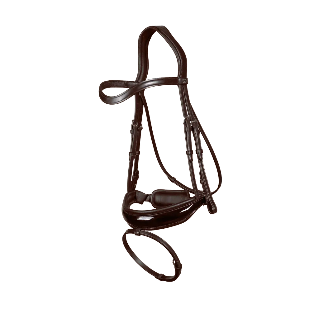 Dyon Dressyrträns lackad pullbacknosgrimma DR