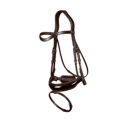 Dyon Dressyrträns lackad pullbacknosgrimma DR