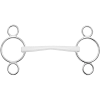 Duo 3-Ring "Vienna" 16 mm with dual function - Plastic white