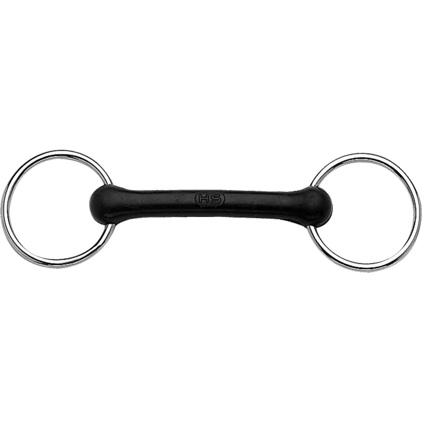 Rubber Mullen Mouth bit 20 mm straight and flexible mouthpiece - HS-stainless steel
