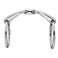 MAX-Control bradoon 12 mm with locking mechanism - Stainless steel