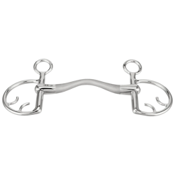 SATINOX CM Kimblehook Mullen Mouth 14 mm - Stainless steel