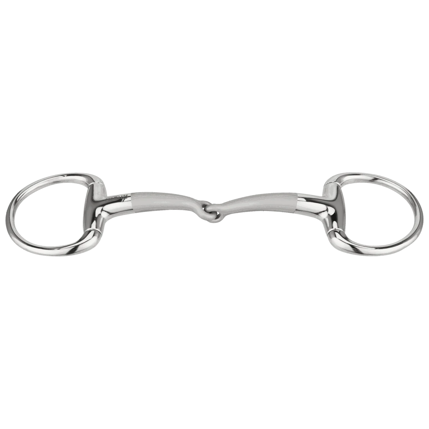 SATINOX Eggbutt bradoon 14 mm single jointed - Stainless steel