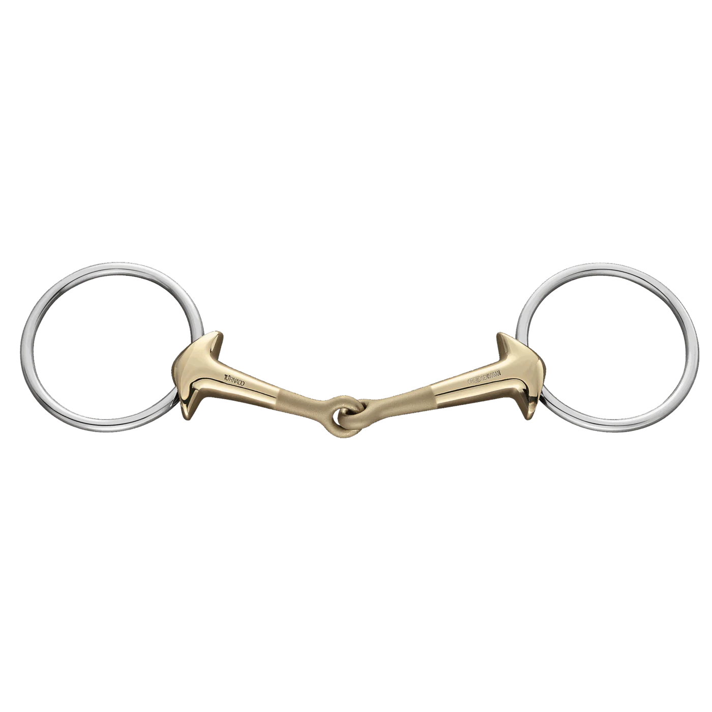 TURNADO 2-TYPE 16 mm Eggbutt bit with loose rings