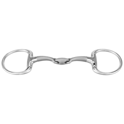 SATINOX Eggbutt bit 14 mm double jointed - Stainless steel