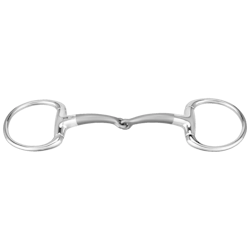Zoom SATINOX Eggbutt bit 14 mm single jointed - Stainless steel