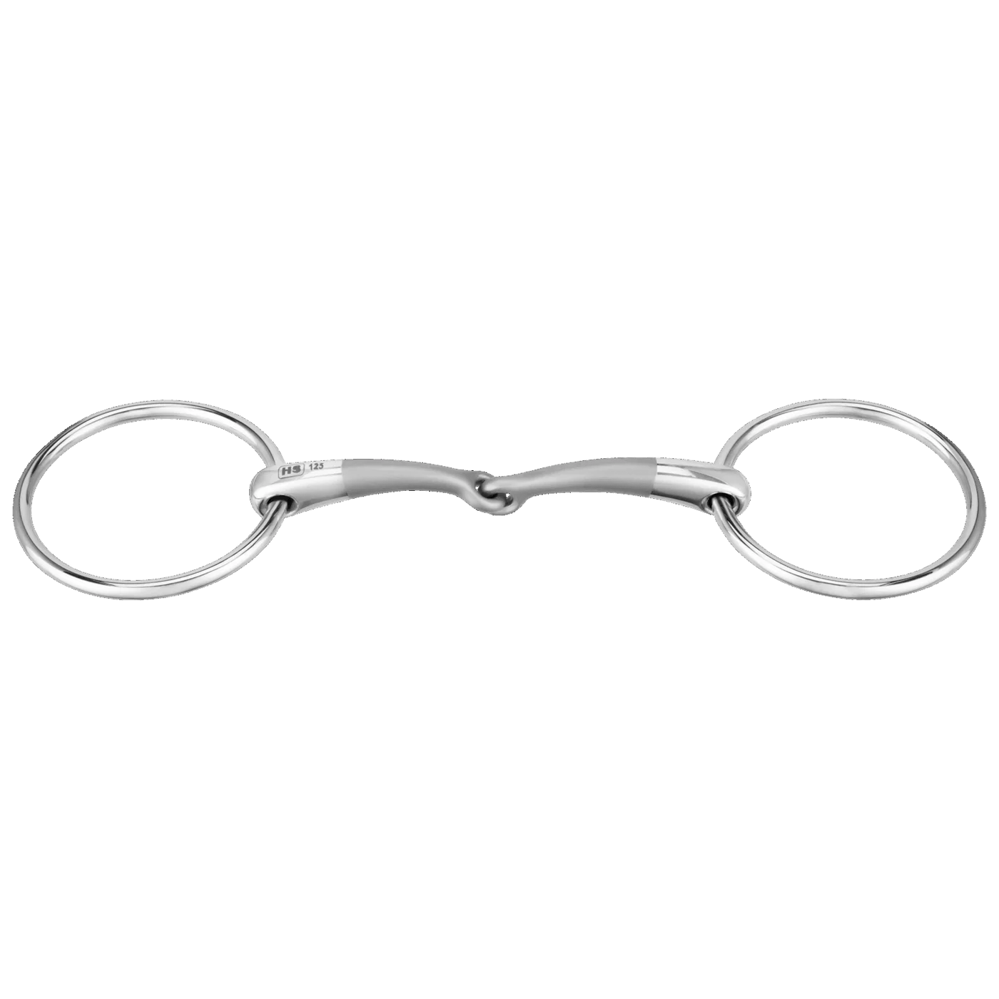 SATINOX loose ring snaffle 14 mm single jointed - Stainless steel