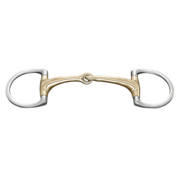 Dynamic RS Eggbutt bit with D-shaped rings 16 mm single jointed