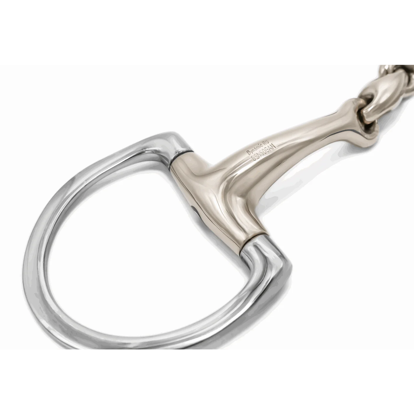 Dynamic RS Eggbutt bit with D-shaped rings 14 mm double jointed