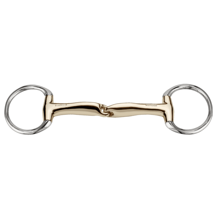 novocontact bradoon with small D-shaped rings 14 mm single jointed - Sensogan