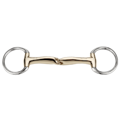 novocontact bradoon with small D-shaped rings 14 mm single jointed - Sensogan
