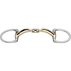 novocontact Eggbutt bit with D-shaped rings 16 mm double jointed - Sensogan