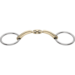 novocontact Loose Ring snaffle 16 mm double jointed - Sensogan