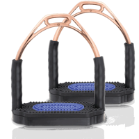 Bow Balance Stirrups - Stainless steel bronze
