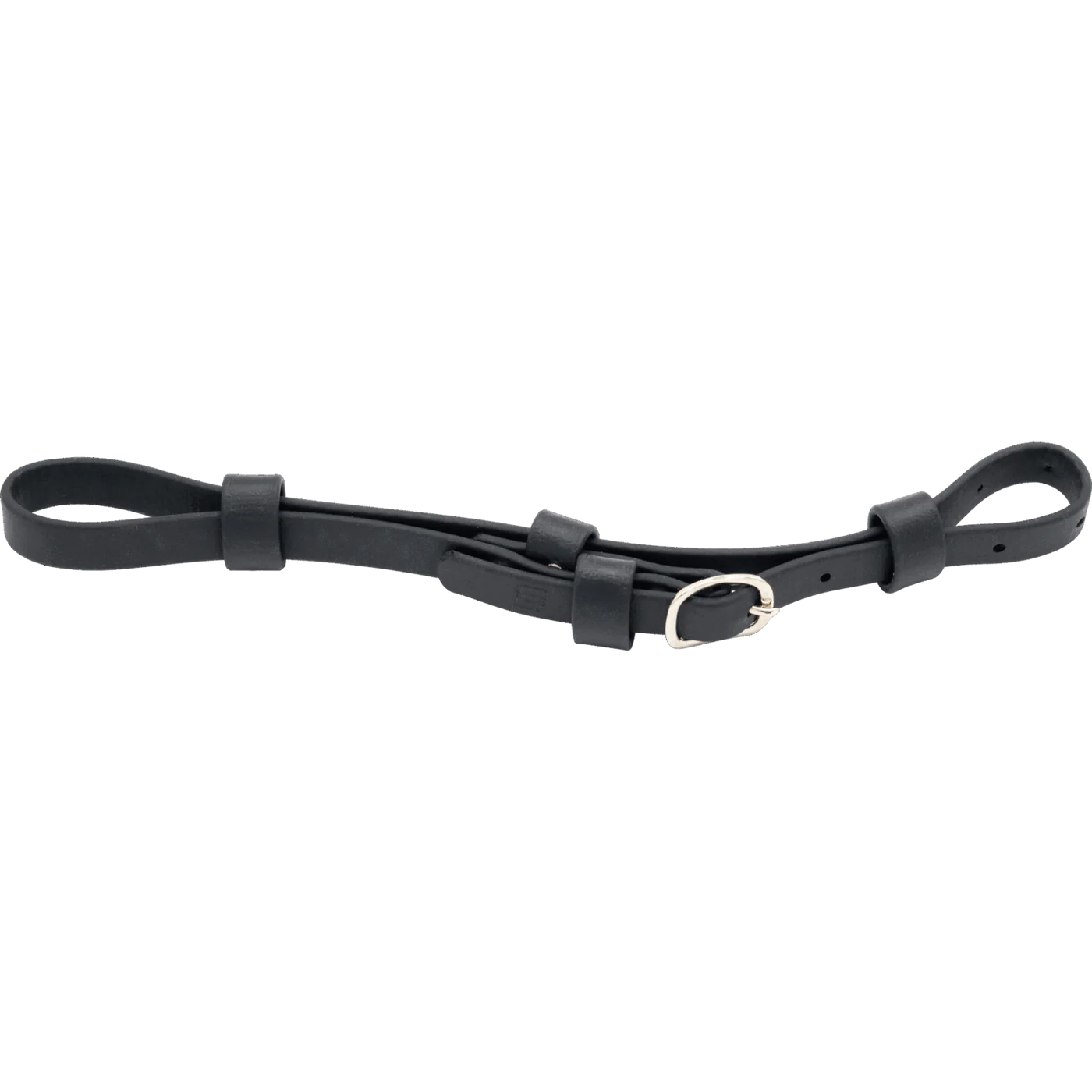 Curb strap biothane 59 cm black