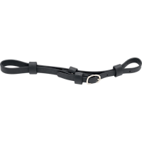 Curb strap biothane 59 cm black