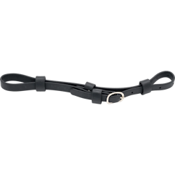 Curb strap biothane 59 cm black