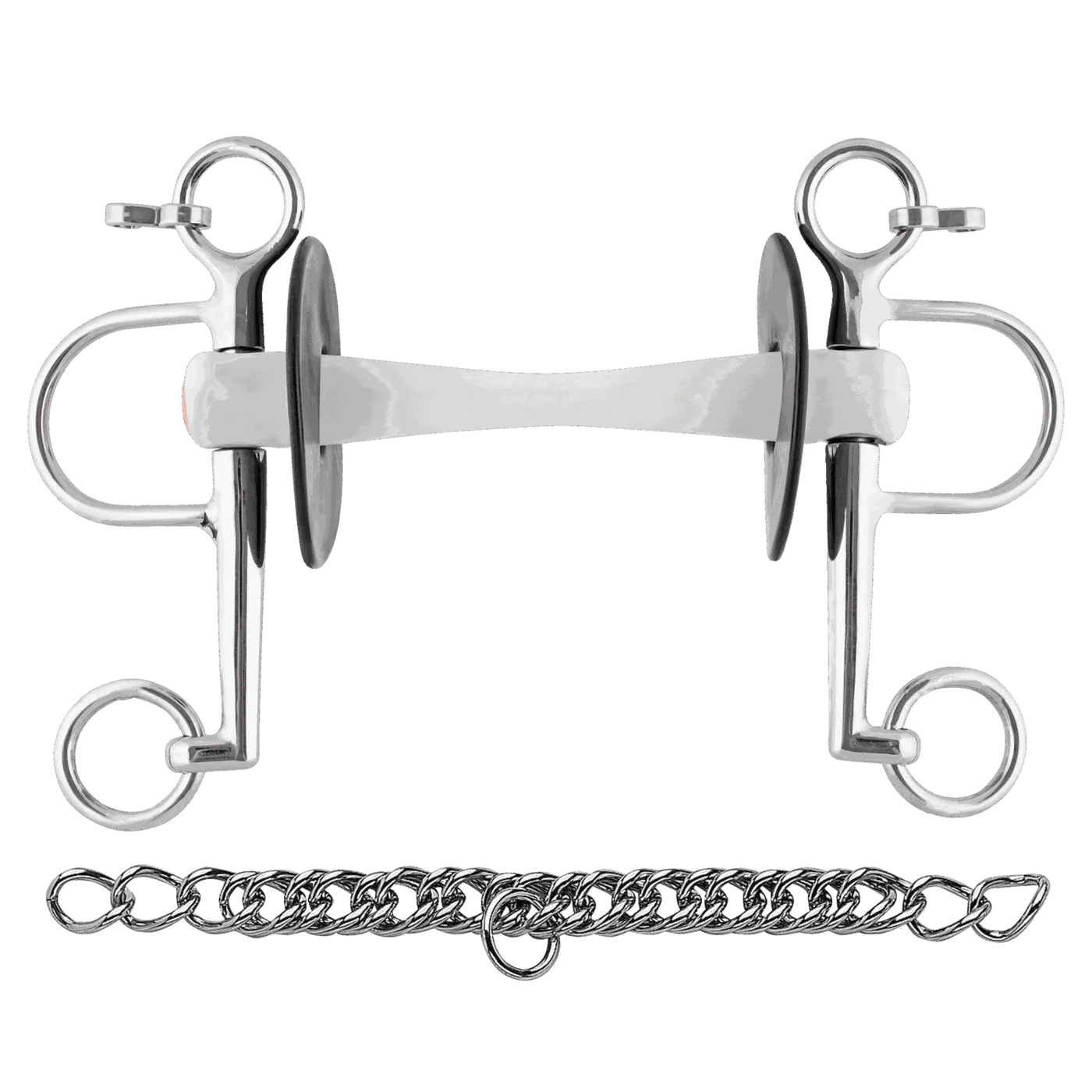 Nathe Pelham 20 mm with flexible Mullen Mouth, long cheeks