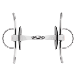 Nathe Full Cheek snaffle 18 mm double jointed