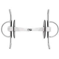 Nathe Full Cheek snaffle 18 mm single jointed