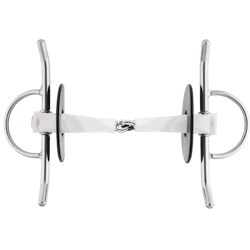 Nathe Full Cheek snaffle 18 mm single jointed