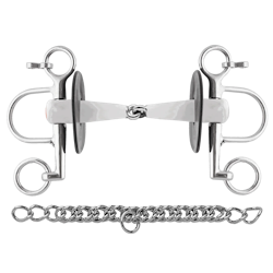 Nathe Pelham 18 mm single jointed with short cheeks