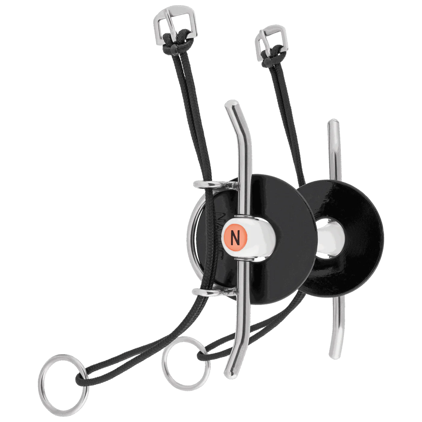 Nathe Full Cheek Gag bit 20 mm with flexible Mullen Mouth