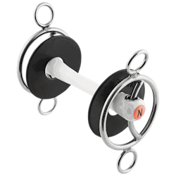 athe 3-Ring bit 20 mm with sliding cheek and flexible Mullen Mouth