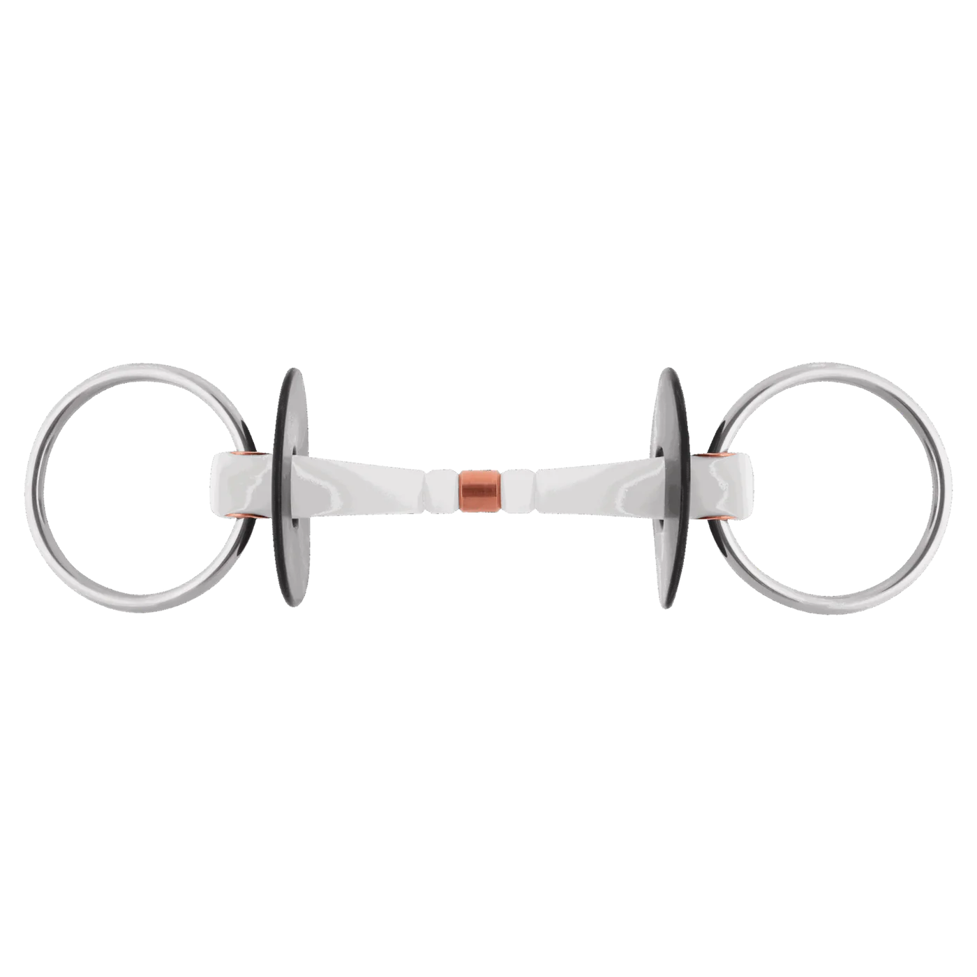 Nathe Loose Ring snaffle 20 mm with flexible Mullen mouth and copper middle link