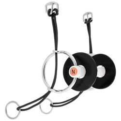 Nathe Gag bit 20 mm with flexible Mullen Mouth
