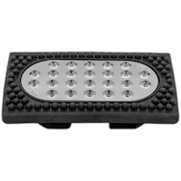 Stirrup pads for Flexcite Stirrups - Rubber with stainless steel grip inlay